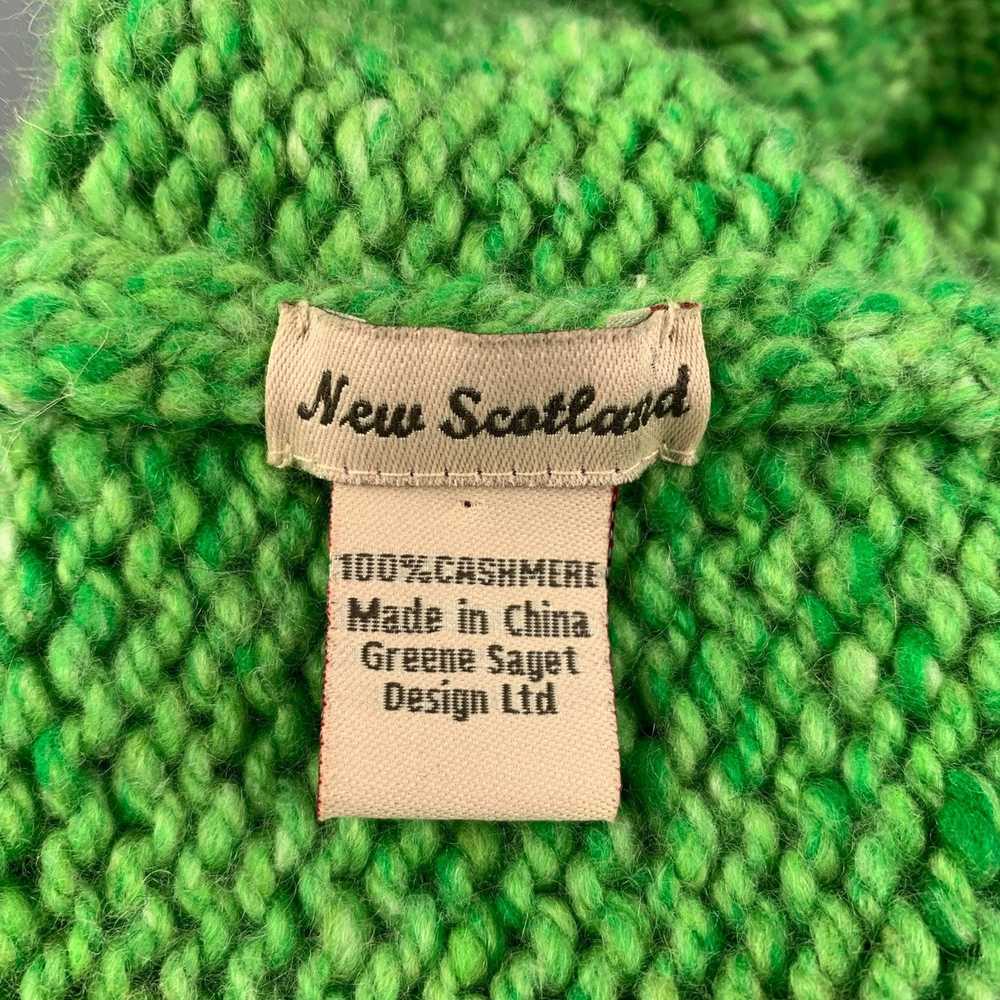 Other NEW SCOTLAND Green Knitted Cashmere Beanie - image 5