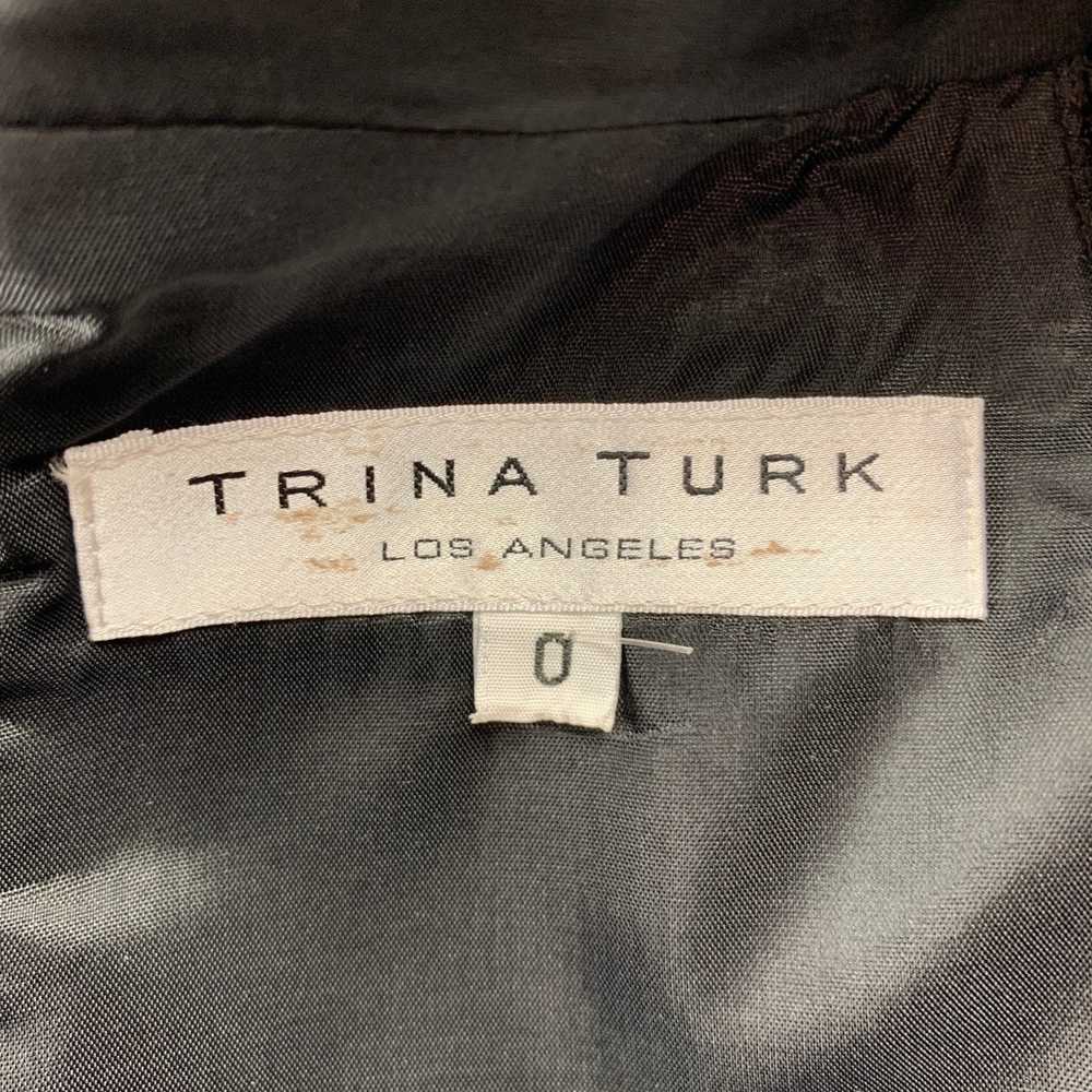 Trina Turk TRINA TURK Black Textured Cotton Blend… - image 5