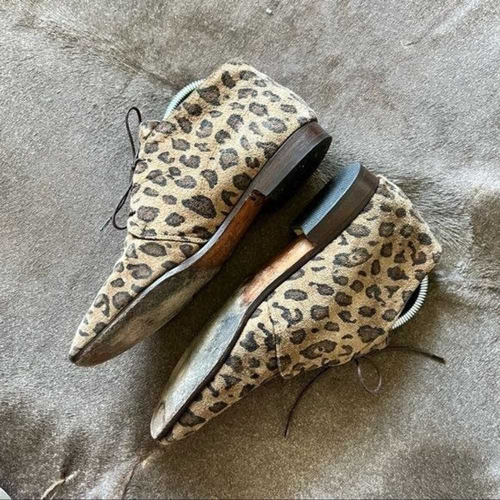 Saks Fifth Avenue Saks Fifth Avenue Suede Leopard… - image 4