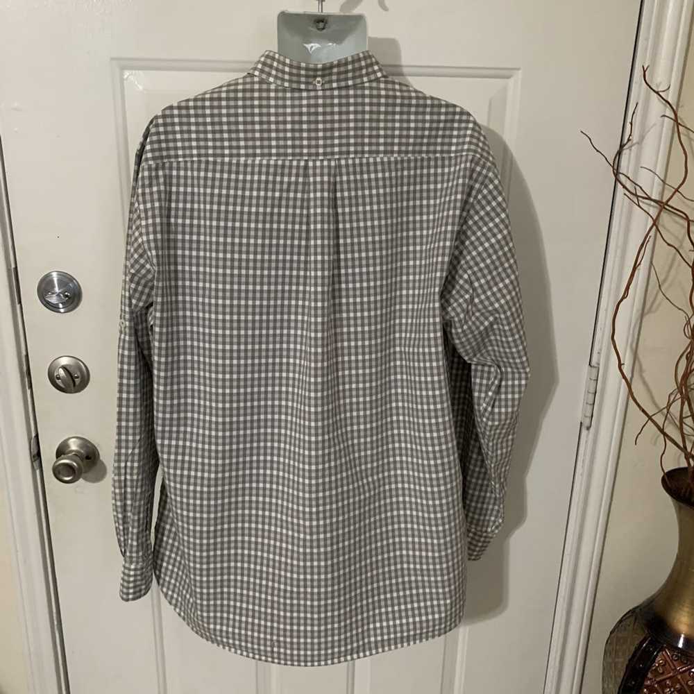 Brooks Brothers Gingham Check Convertible sleeves… - image 10