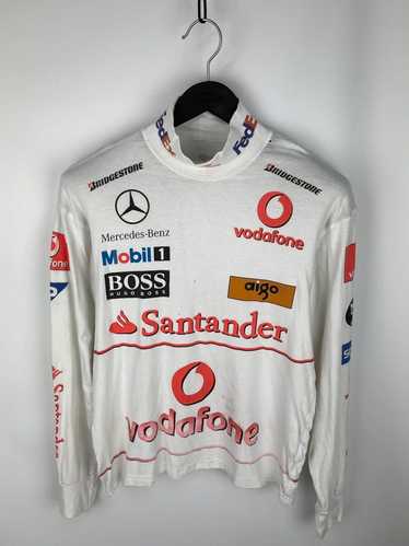 F1 Formula One Mechanics Pit Crew Shirt Vintage McLAREN MARLBORO MERCEDES  *RARE*