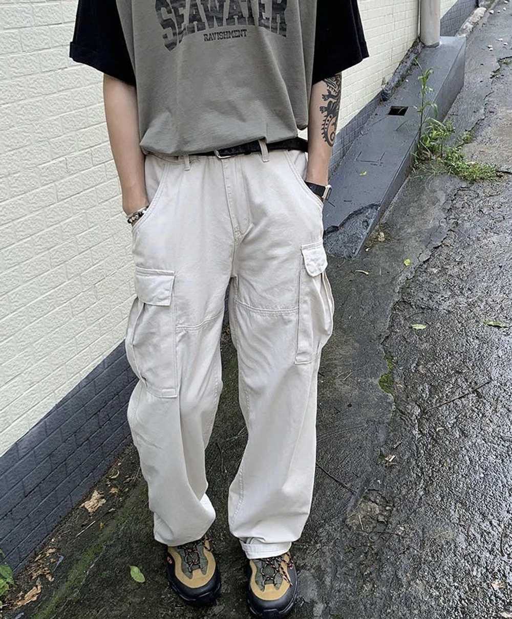 Streetwear × Vintage Retro punk pants - image 4