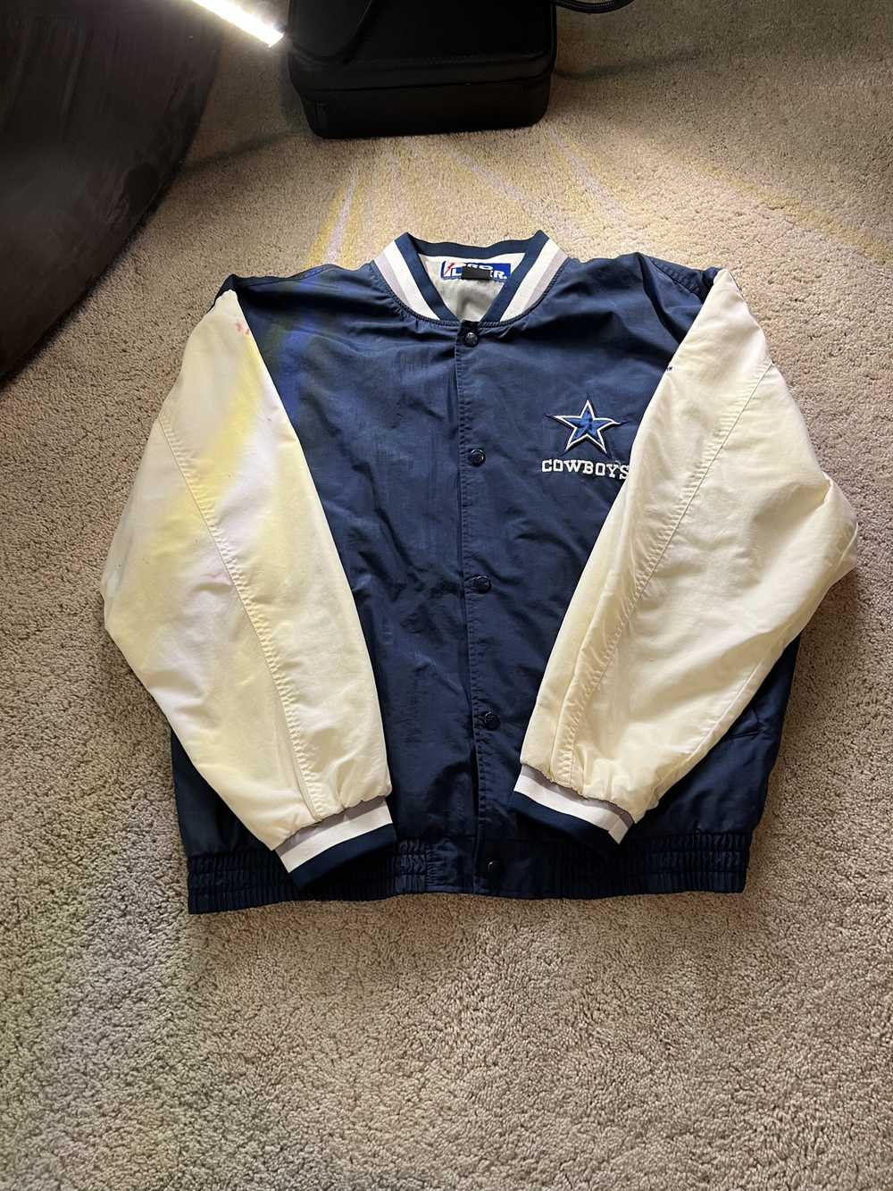 Pro Player vintage cowboys button up windbreaker - image 1