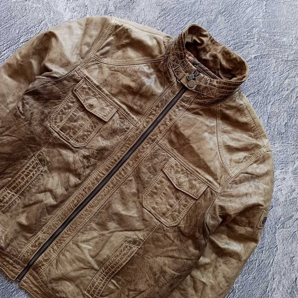 Leather Jacket × Luxury × Vintage Vintage 1980 le… - image 2