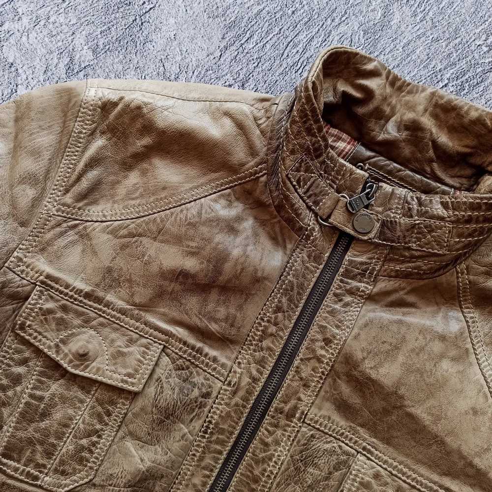 Leather Jacket × Luxury × Vintage Vintage 1980 le… - image 3