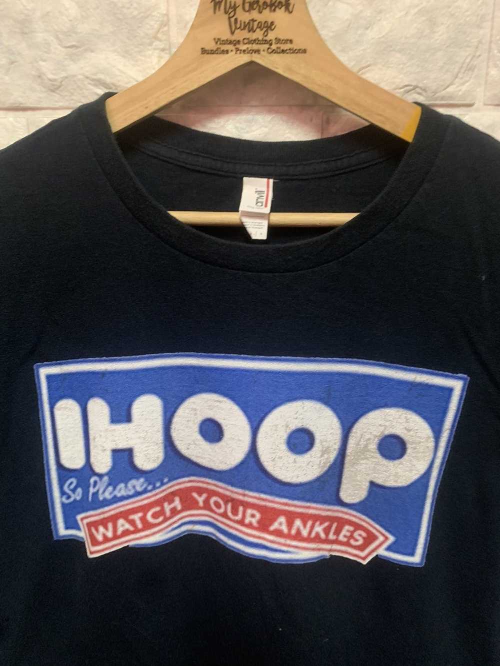 Band Tees × Vintage RARE!! Shirt HOOP Nice Design - image 4