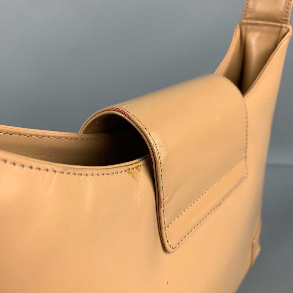 Lambertson Truex Beige Leather Shoulder Bag Handb… - image 5