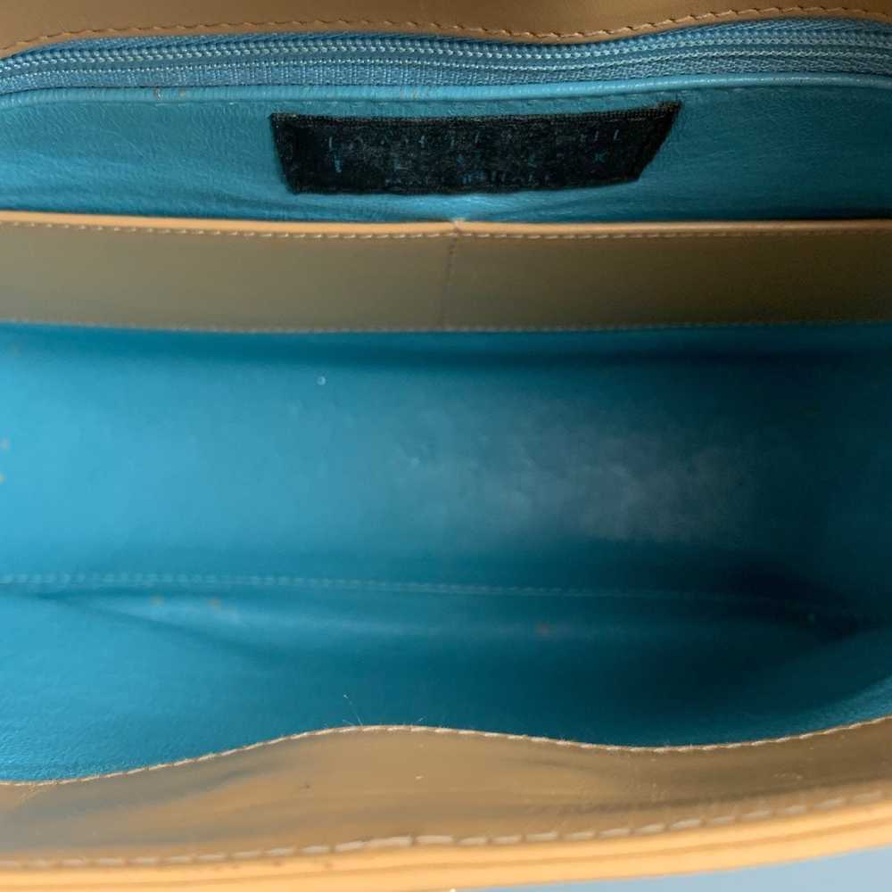 Lambertson Truex Beige Leather Shoulder Bag Handb… - image 6