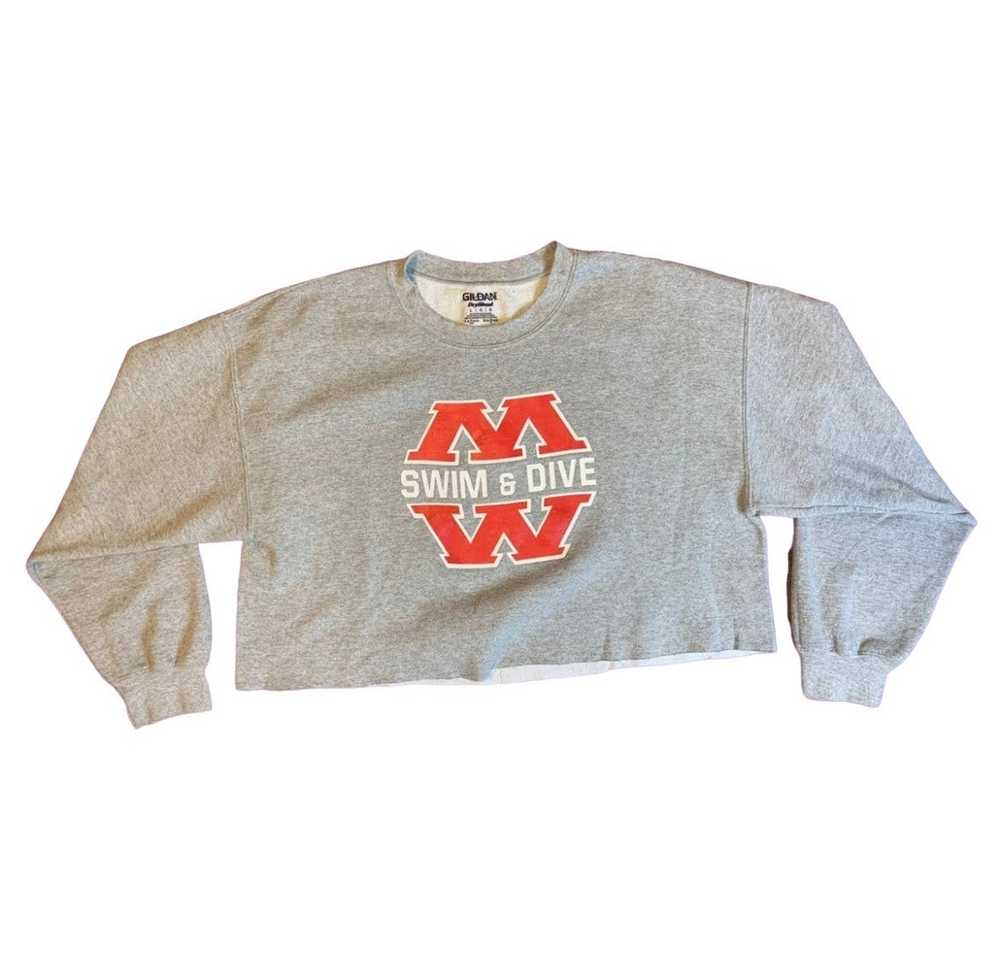 Gildan × Streetwear Cropped MW Swim & Dive sweats… - image 1
