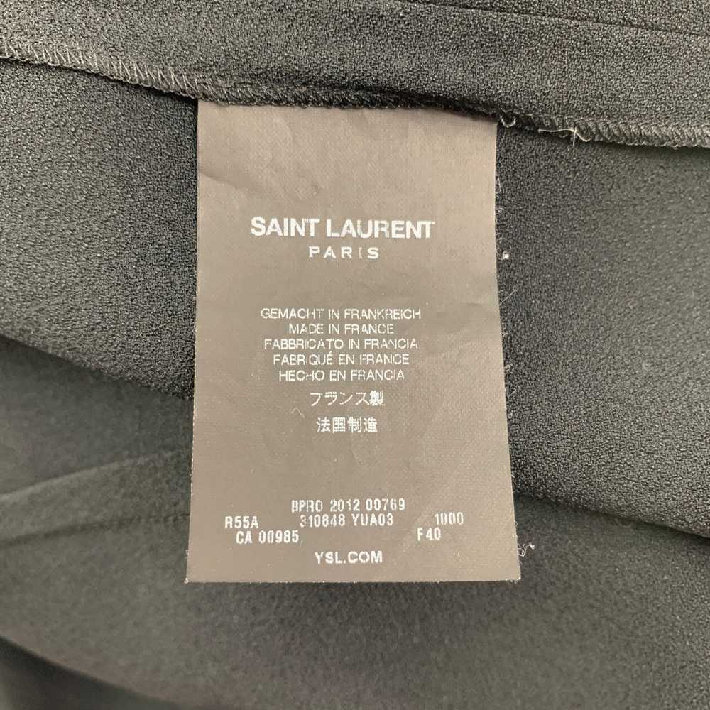 Saint Laurent Paris Black Acetate Blend Mixed Fab… - image 6