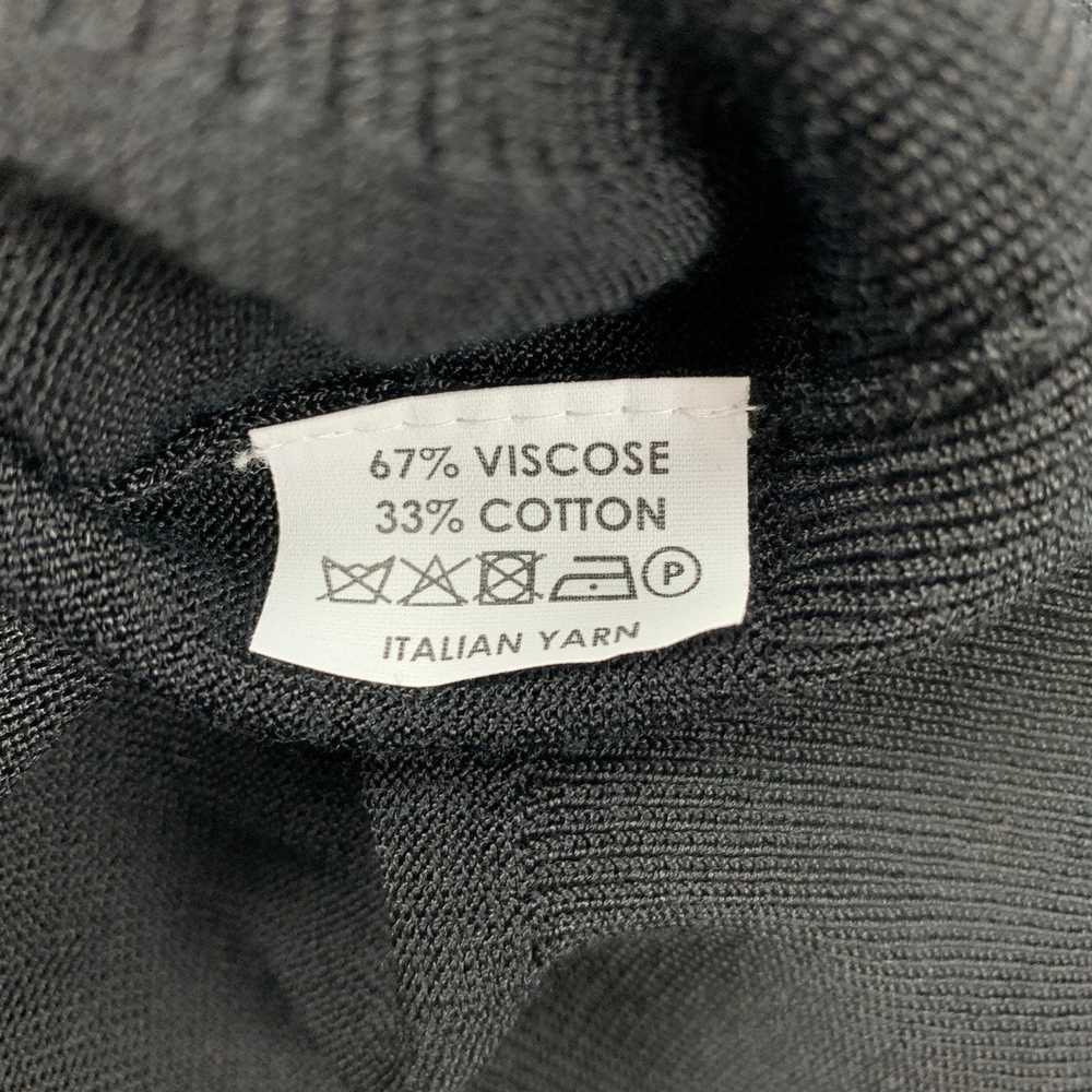Dries Van Noten Black & White Viscose Cotton Two … - image 5