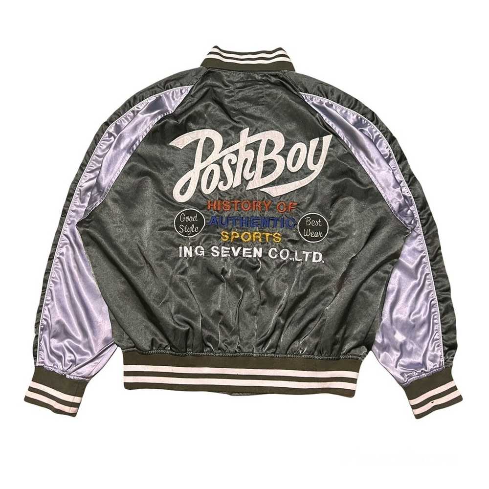 Japanese Brand × Streetwear × Varsity Jacket Posh… - image 2