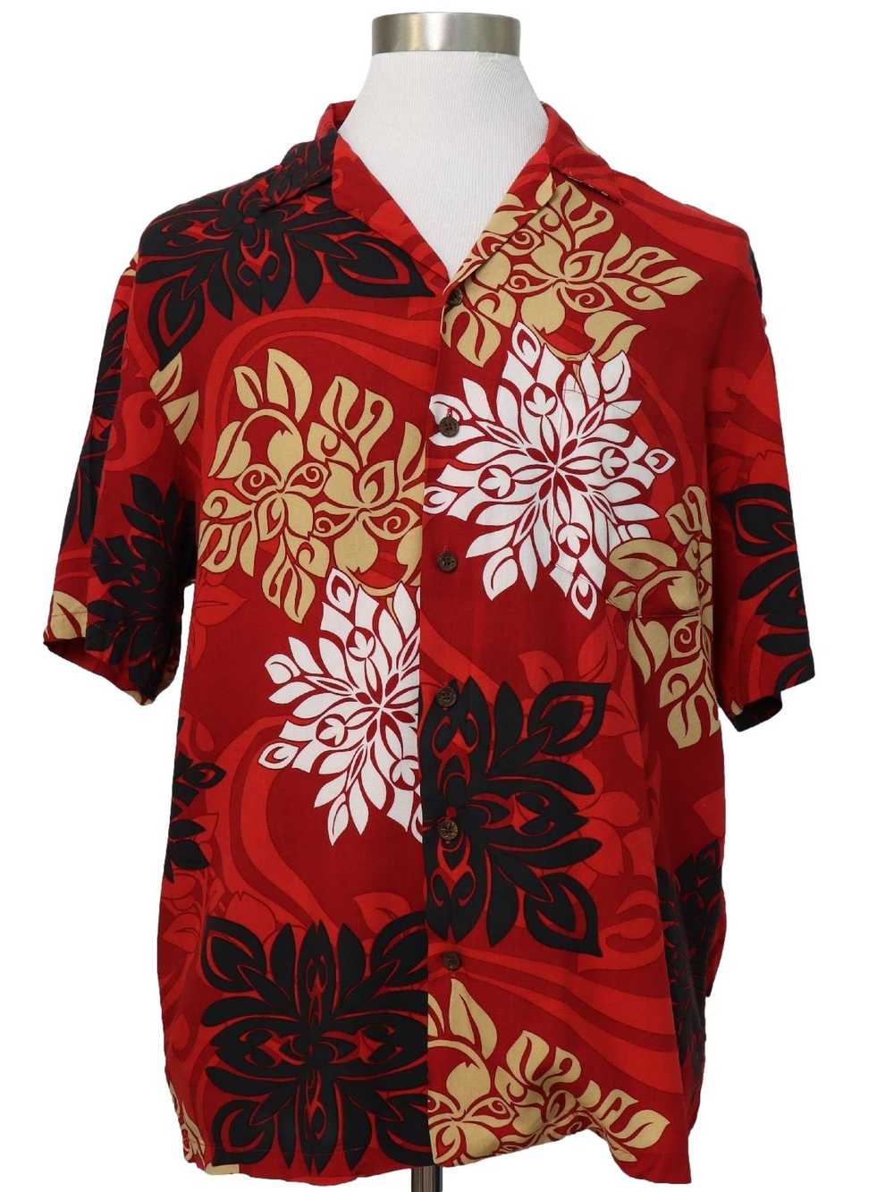 1990's Kalaheo Mens Kalaheo Rayon Hawaiian Shirt - image 1