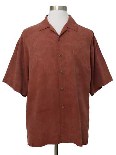 1990's Joseph and Feiss Mens Silk Hawaiian Shirt