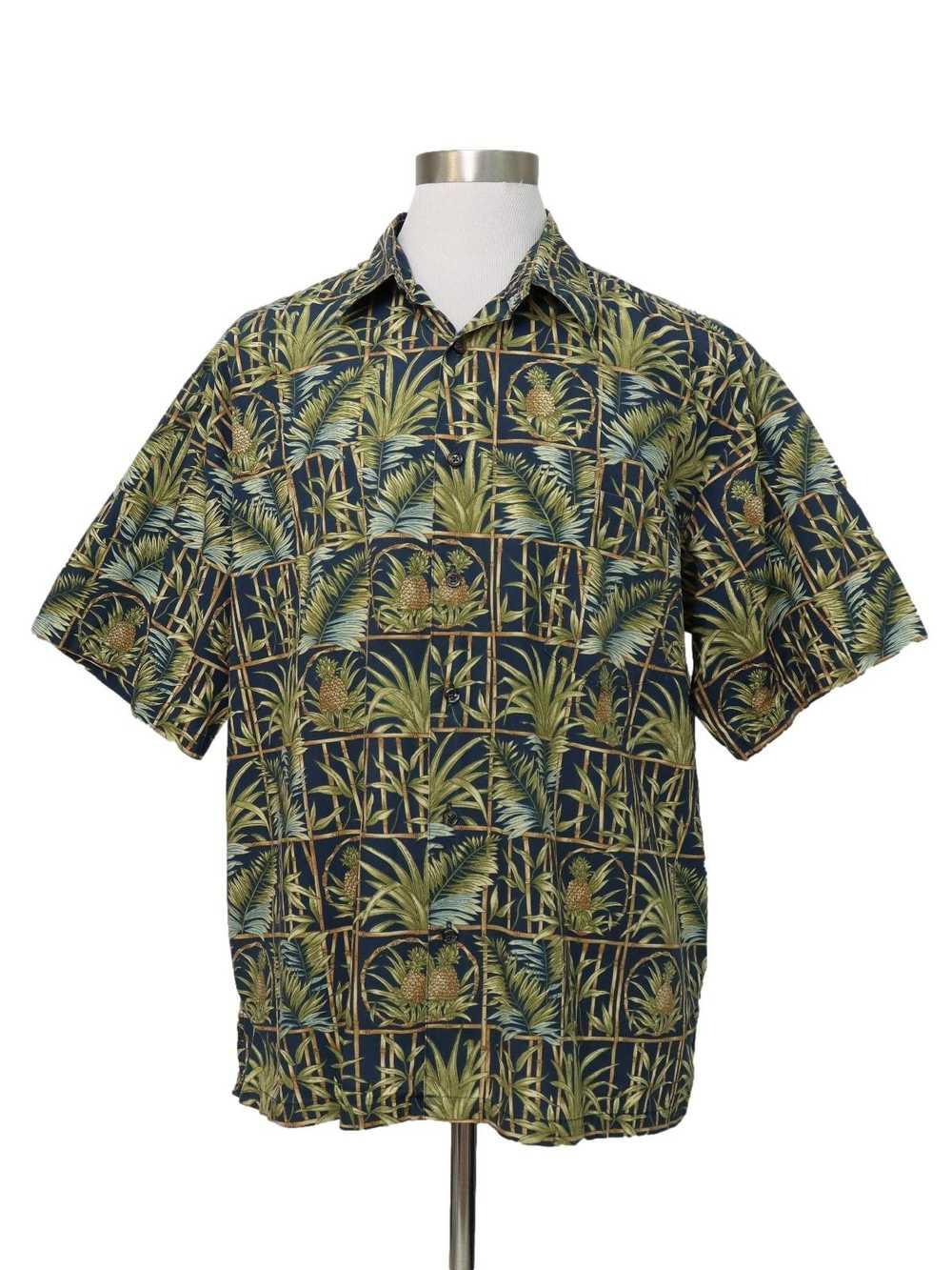 1990's Cooke Street Honolulu Mens Crisp Cotton Ha… - image 1