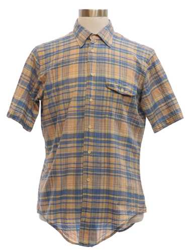NAUTICA Mens Short Sleeve Shirt Large Blue Check Cotton, Vintage &  Second-Hand Clothing Online