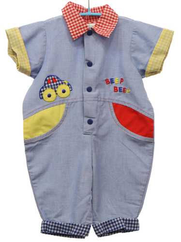 1980's Tiny Tots Unisex Childs Onesy Pantsuit