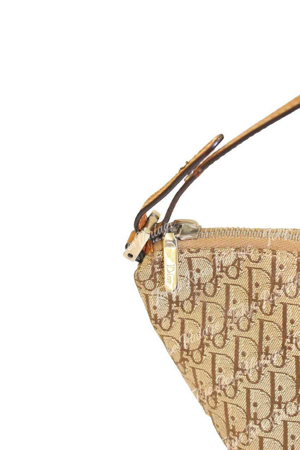 Vintage Christian Dior Brown Monogram Mini Bag - image 3