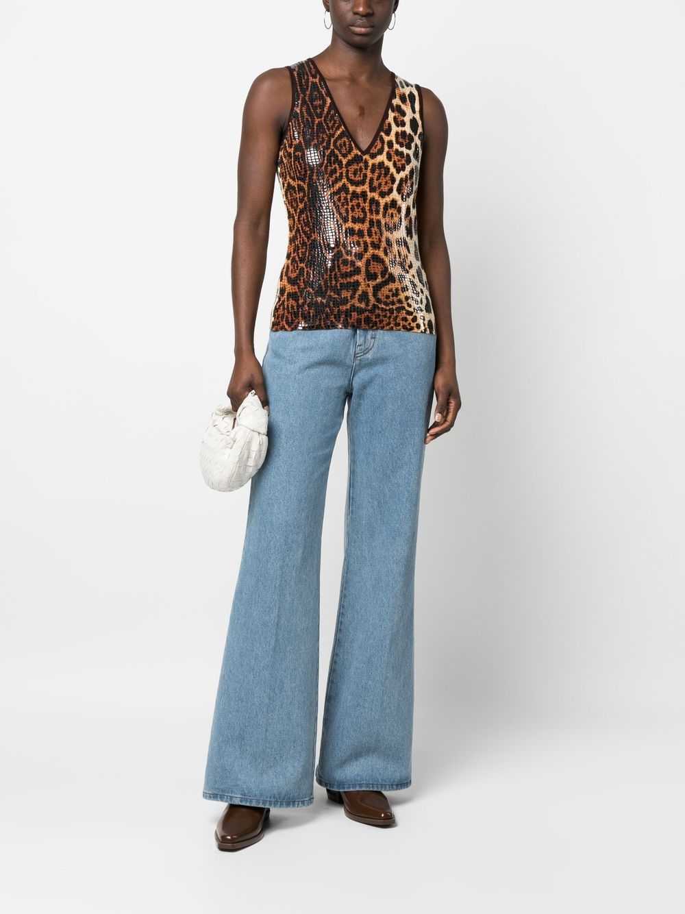 Christian Dior Pre-Owned 1990s leopard-print vest… - image 2