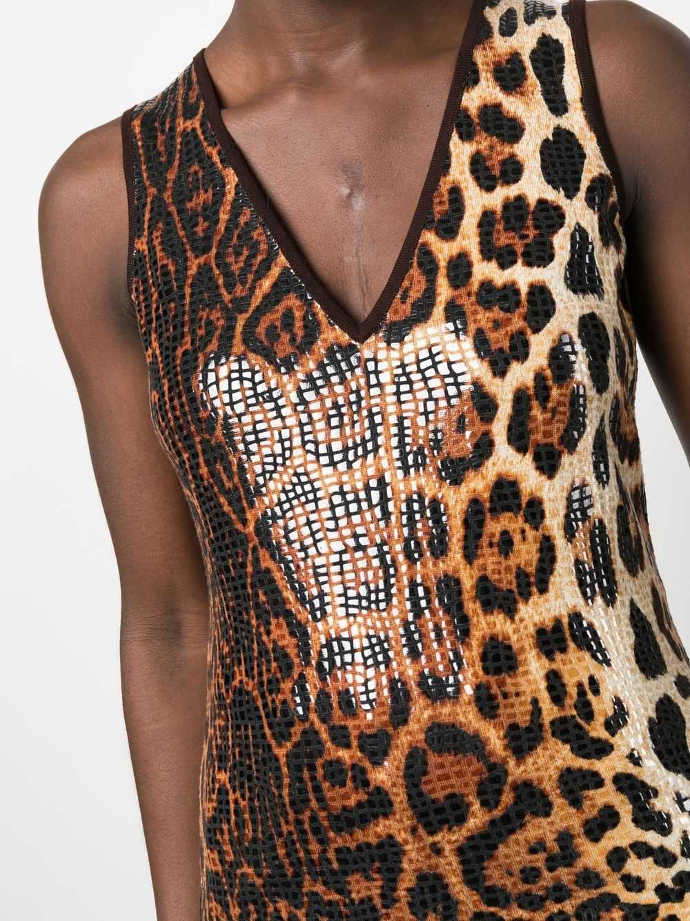 Christian Dior Pre-Owned 1990s leopard-print vest… - image 5
