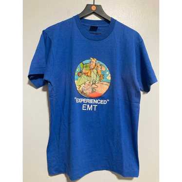 Vintage Experienced EMT medical humor shirt 80s 90