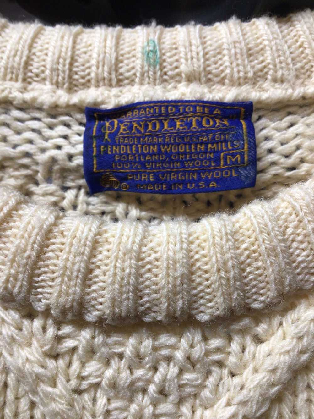 Vintage Pendleton Pure Wool Medium Hoodie 60 - image 2