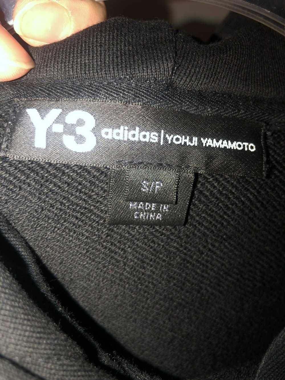Adidas × Y-3 × Yohji Yamamoto Y-3 Black logo hood… - image 3