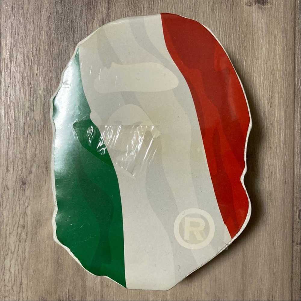 Bape BAPE IN ITALY Italian flag compression T-shi… - image 2