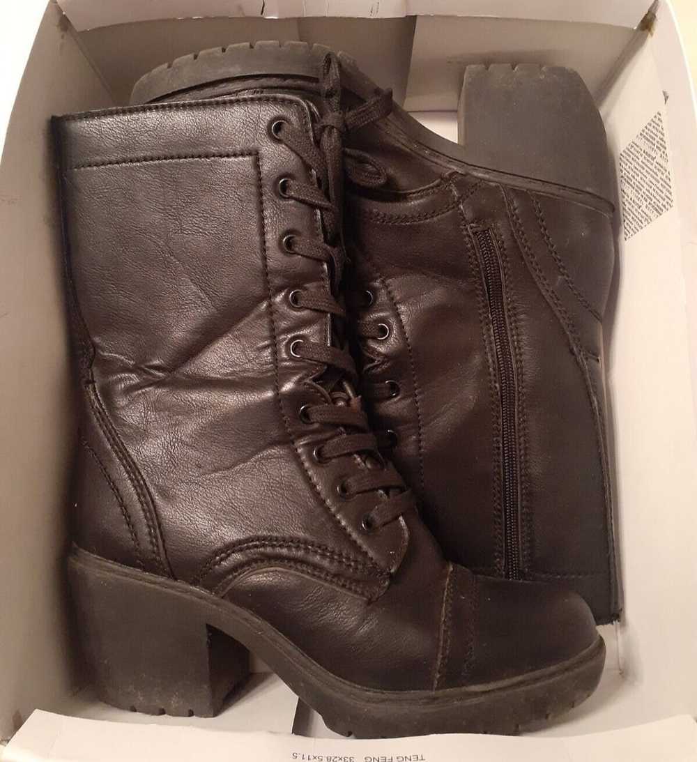 Report Collection Report Boots sz 9 BLACK Moto Co… - image 3