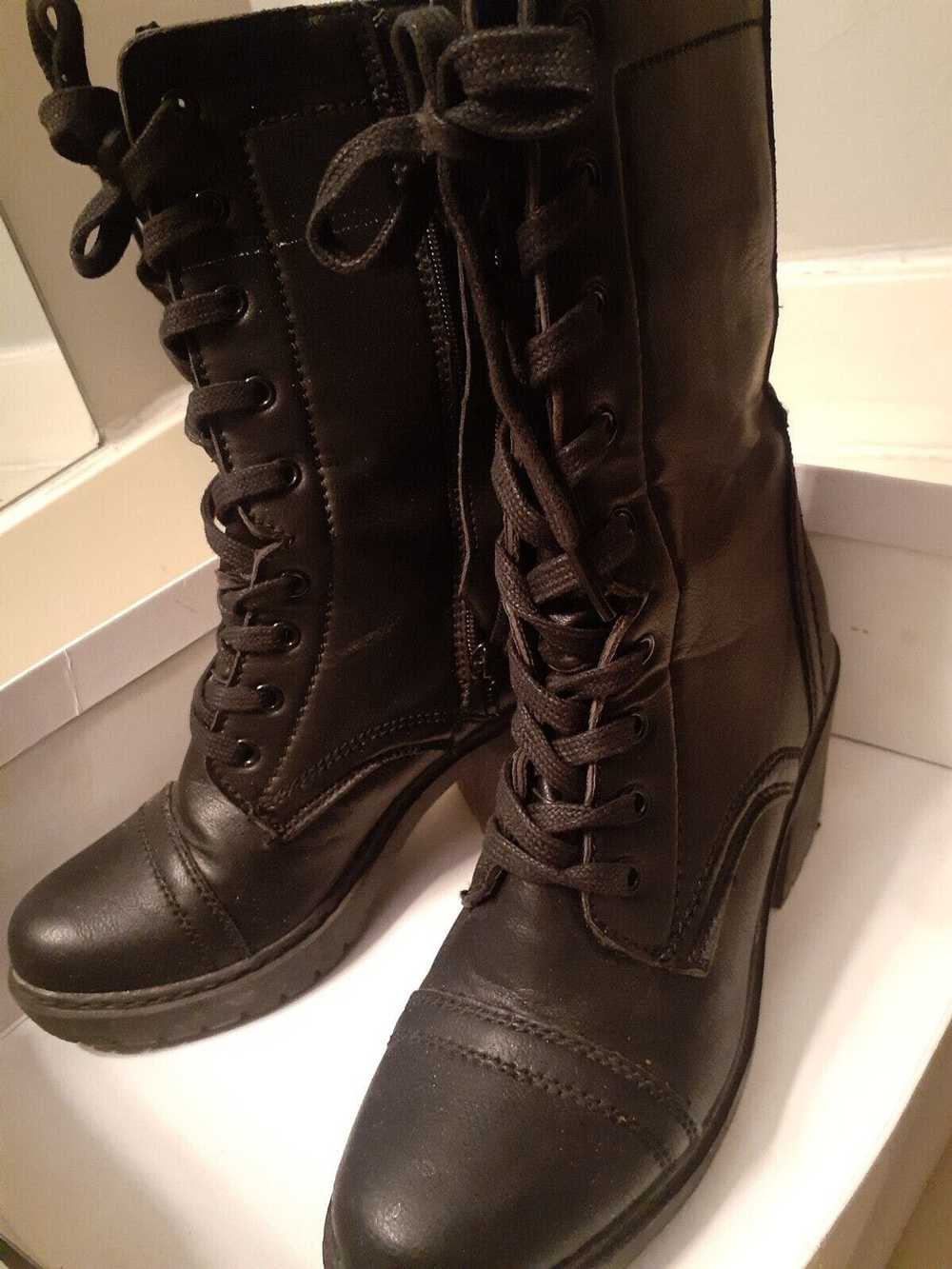 Report Collection Report Boots sz 9 BLACK Moto Co… - image 4