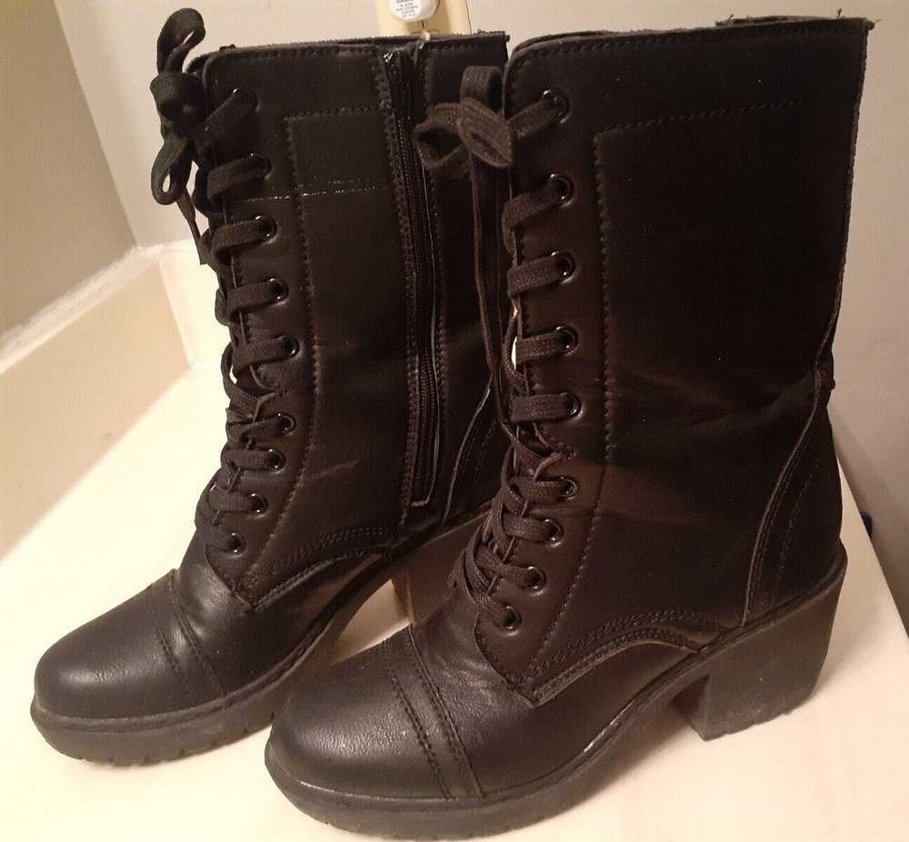 Report Collection Report Boots sz 9 BLACK Moto Co… - image 5