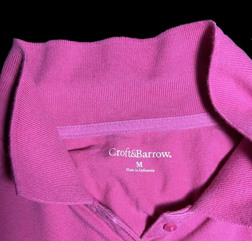 Croft & Barrow PINK POLO TYPE DRESS SHIRT - image 4