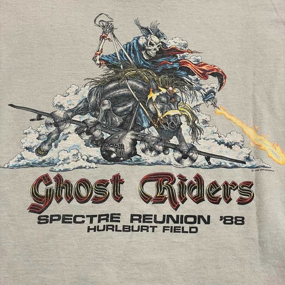 Vintage Vintage 80s Ghost Rider Double Sided Grap… - image 3