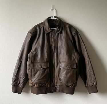 Vintage Vintage brown leather jacket - image 1