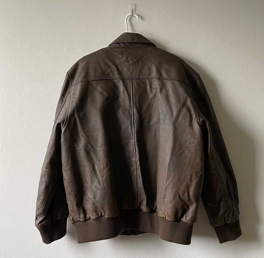 Vintage Vintage brown leather jacket - image 8