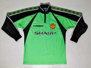 Retro Manchester United Goalkeeper Long Sleeve Jersey 1998/99 By Umbro