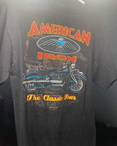 Vintage Vintage 1997 American Iron Biker Tee
