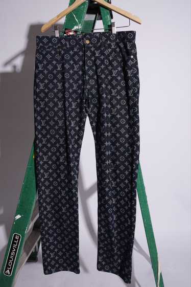 Louis Vuitton Lv monogram denim pants