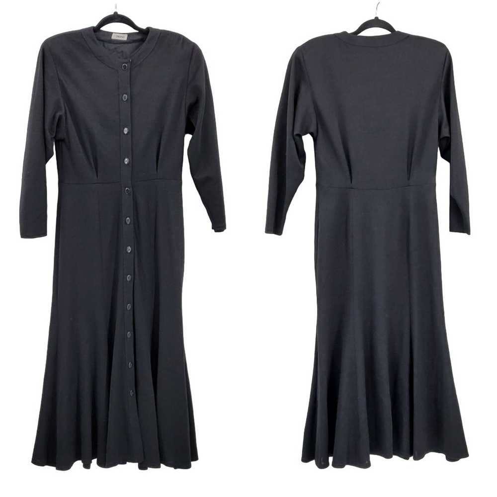 Elie Tahari 80s Tahari Dress Wool Knit Modest Lon… - image 1