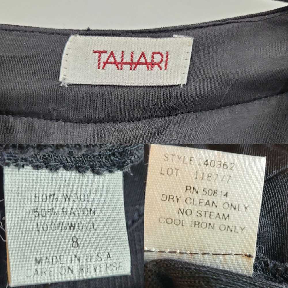 Elie Tahari 80s Tahari Dress Wool Knit Modest Lon… - image 3