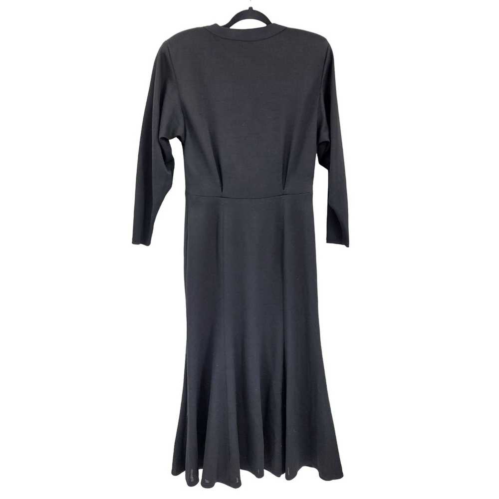 Elie Tahari 80s Tahari Dress Wool Knit Modest Lon… - image 5
