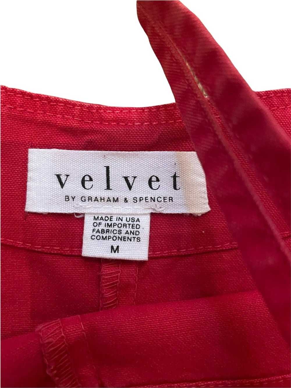 Velvet Red Jumpsuit - image 2