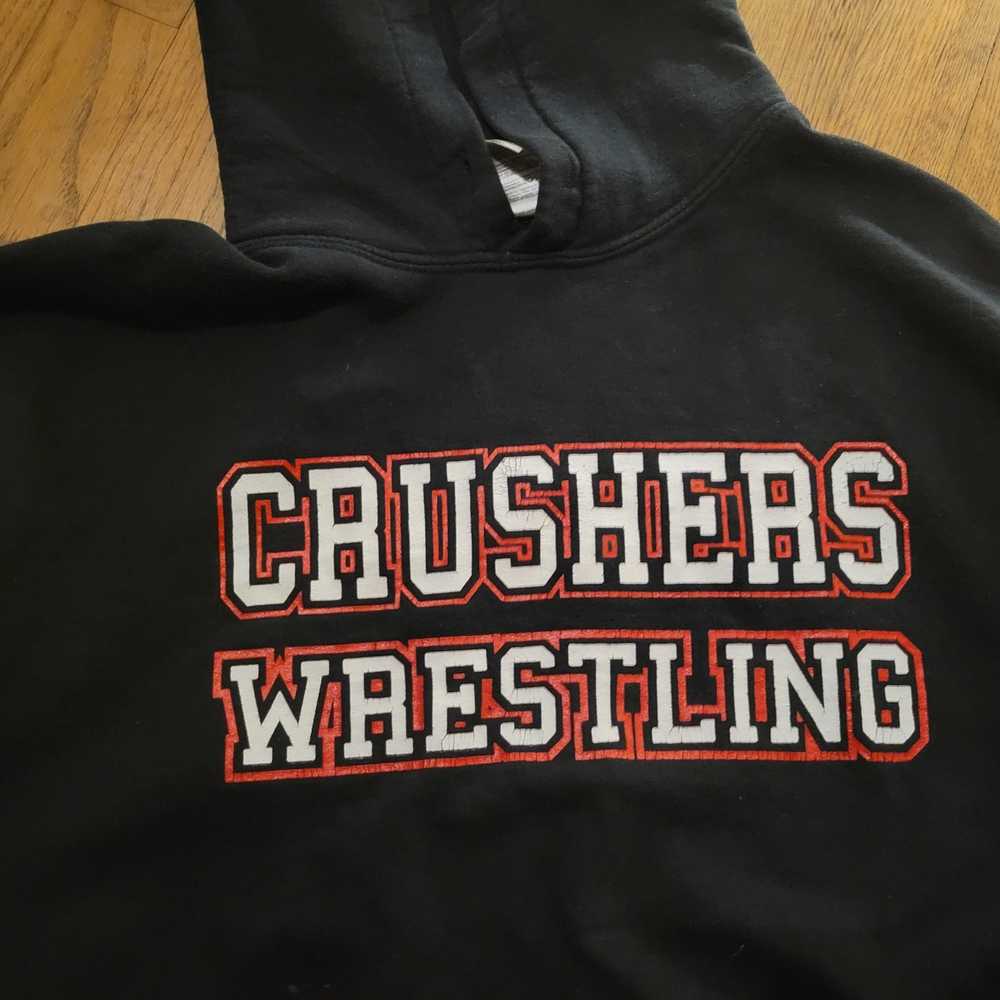 Streetwear Crushers wrestling hoodie sz Medium M - image 2