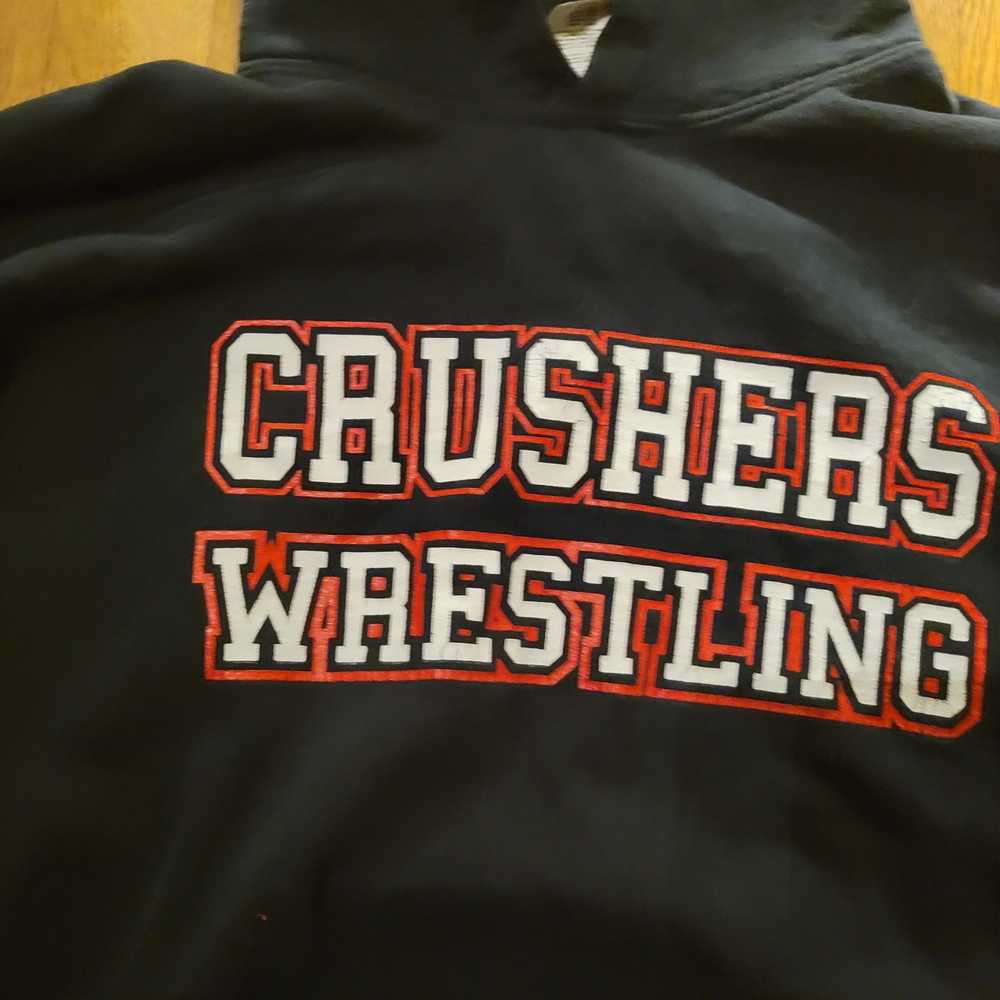 Streetwear Crushers wrestling hoodie sz Medium M - image 3