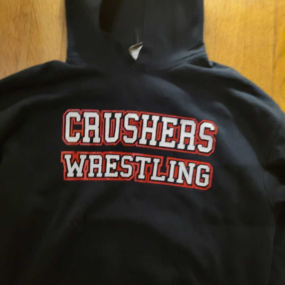 Streetwear Crushers wrestling hoodie sz Medium M - image 4