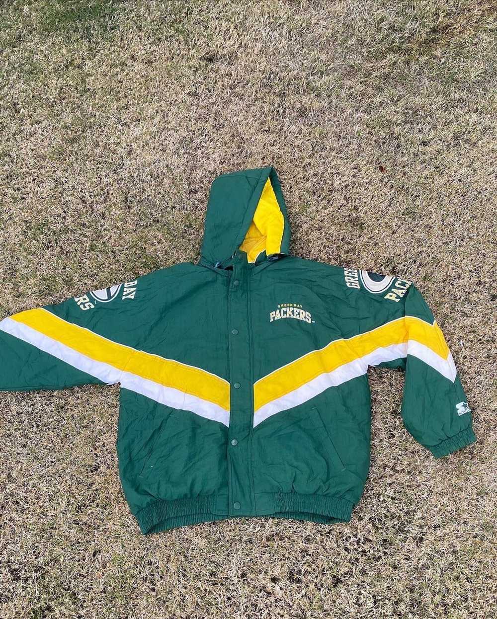 Vintage Green Bay Packers Starter Double Hood Sweatshirt Size Large –  Yesterday's Attic