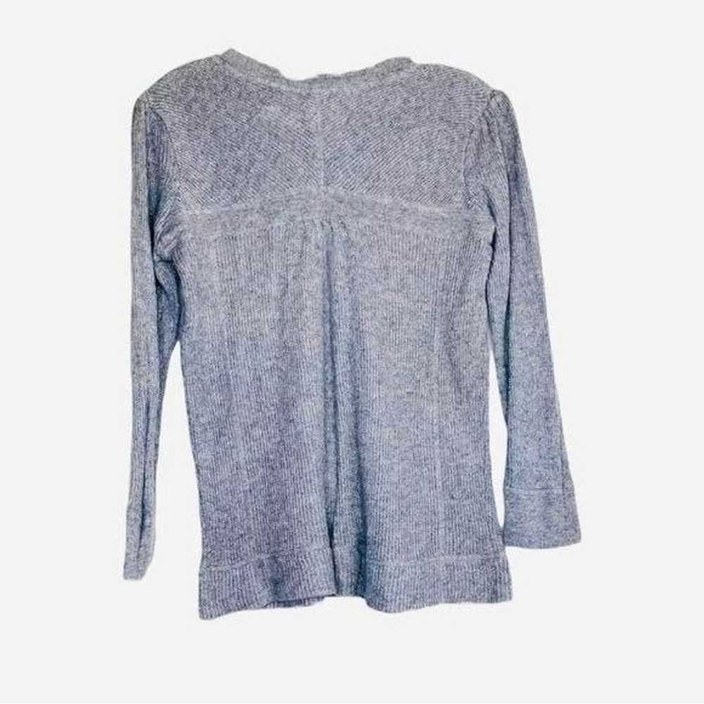 Designer Aqua Womens Gray Cashmere Silk Blend Cre… - image 11