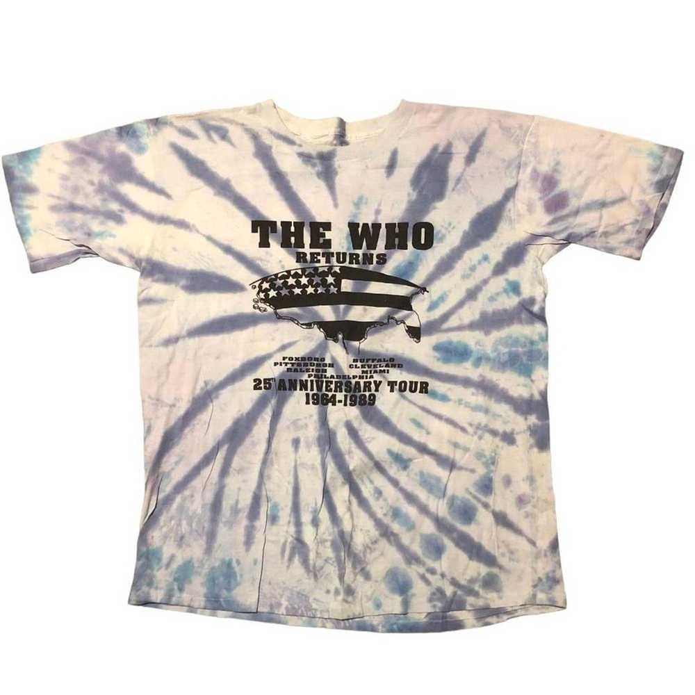 Who A.U. Vintage The Who 1989 Reunion Tour T-Shirt - image 1