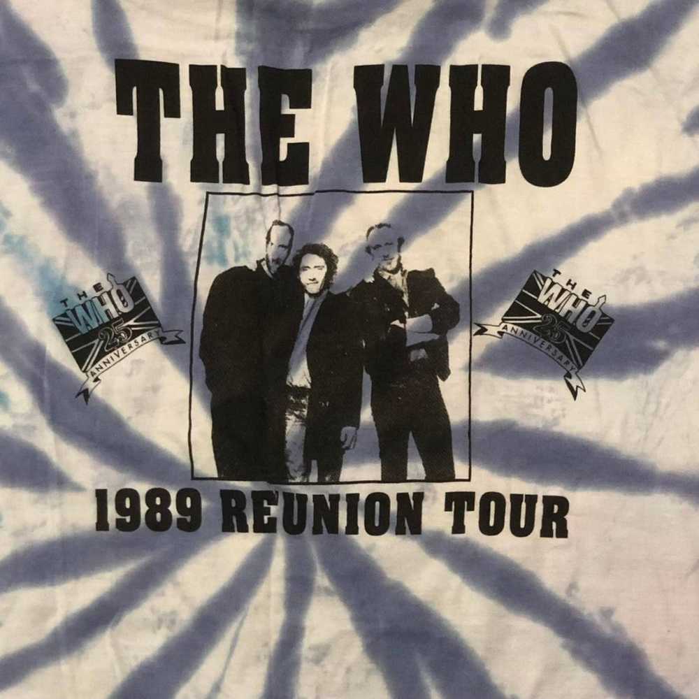 Who A.U. Vintage The Who 1989 Reunion Tour T-Shirt - image 4