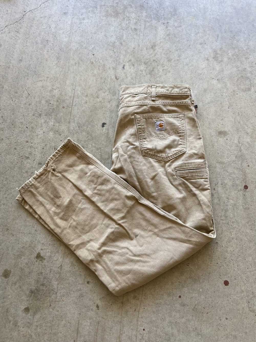 Carhartt × Vintage Vintage Carhartt Pants! Size 3… - image 3